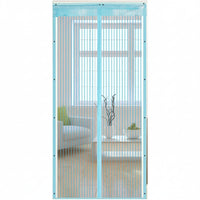 BREEZEAURA - Mosquito-resistant Door Curtain Hands-free 100x210 cm Living Room Bedroom