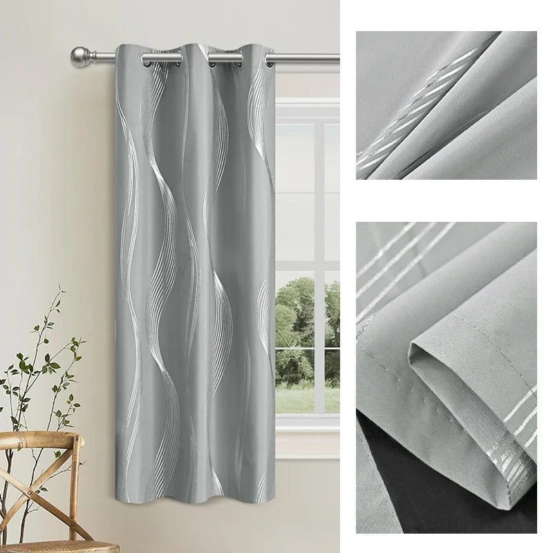 NIGHTSHADE - Premium 1pc Blackout Curtains for Living Room & Bedroom