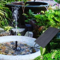 SOLAQUA - 6-in-1 Solar Fountain with 4 Nozzles for Garden & Pond 3