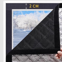 COZYCOVE - Thermal Insulated Window Curtains for Cold and Heat Protection