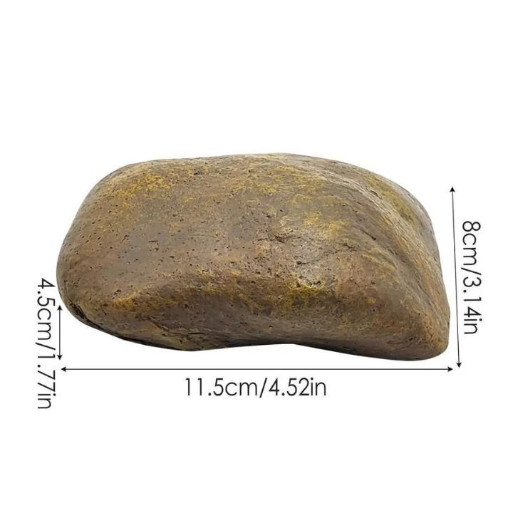 SafeRock - Weatherproof Hidden Storage Stone for Keys, Cash & Valuables 5