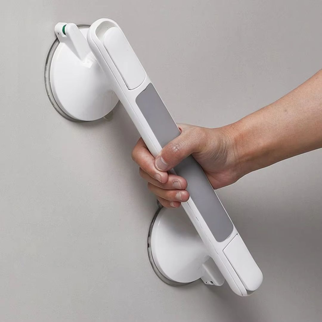 SafetyFirst - Tool-Free Grab Bar for Shower | Bathroom Grab Bars for Elderly 0