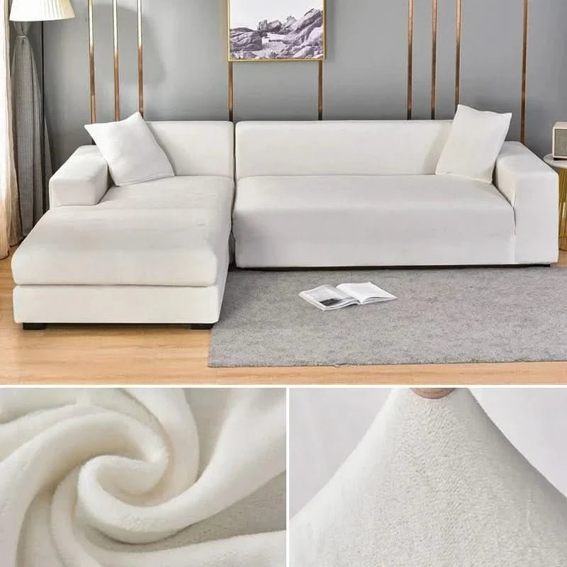 SamtLux sofa cover - Elastic & luxurious for every living room 10