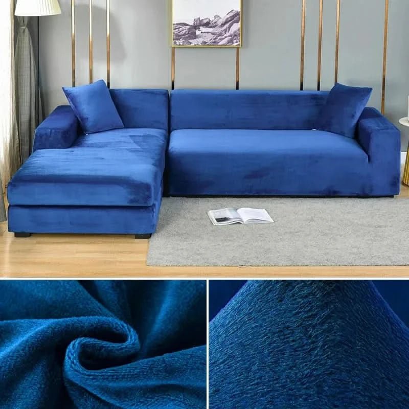 SamtLux sofa cover - Elastic & luxurious for every living room 11