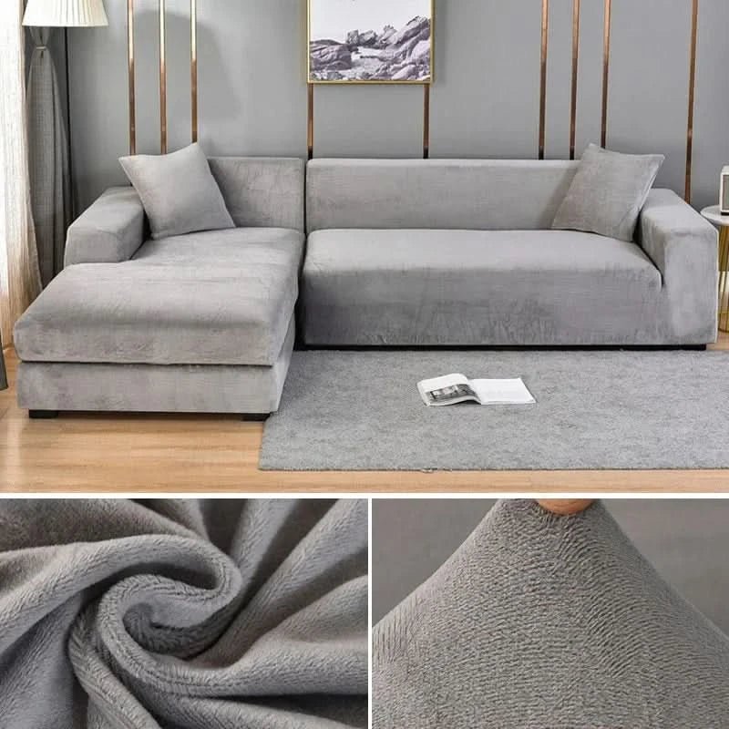 SamtLux sofa cover - Elastic & luxurious for every living room 15