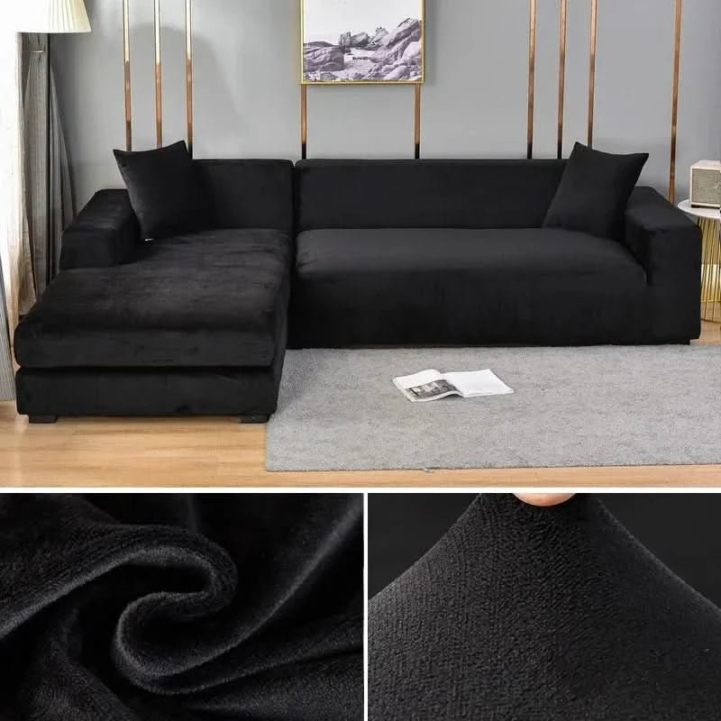 SamtLux sofa cover - Elastic & luxurious for every living room 16