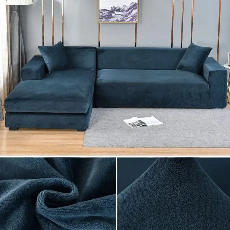SamtLux sofa cover - Elastic & luxurious for every living room 21