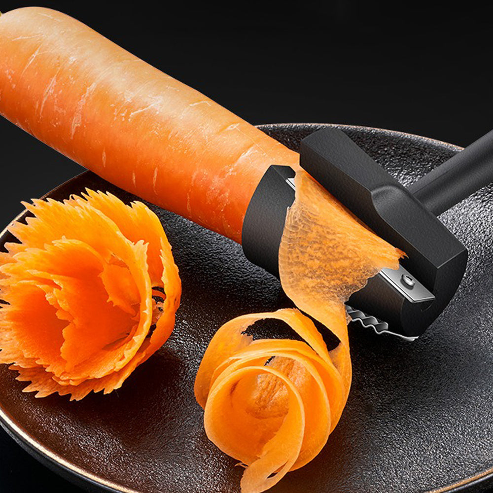 VEGGIELUXE – Precision Peeler for Elegant Garnishes and Everyday Prep