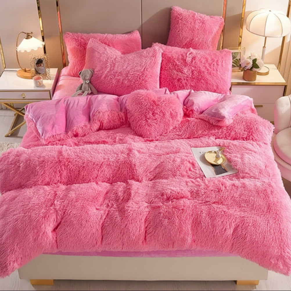 HUECOMFY – Multicolor Polyester Duvet Cover Set