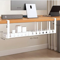 TANGLEFREE - Adjustable under-desk cable organizer designed for cleaner and neater workspaces.