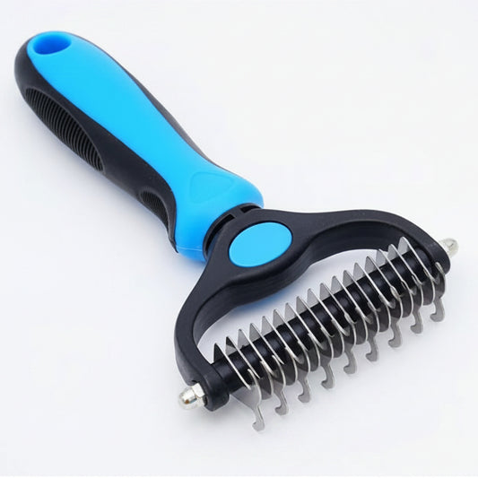 GROOMMASTER PRO – Dual-Sided Deshedding Brush for Dogs & Cats
