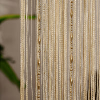 PEARLBAMBOO – Dekoracyjna zasłona z bambusowych koralików zapewniająca stylową prywatność w drzwiach  