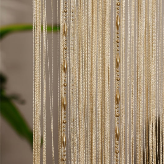 PEARLBAMBOO – Decorative Bamboo Bead Curtain for Stylish Doorway Privacy