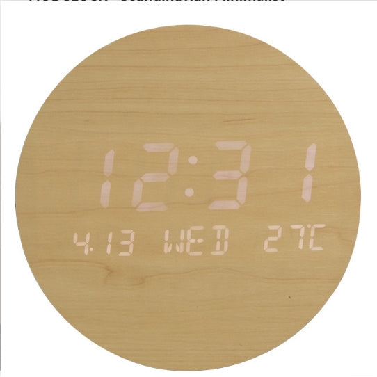 MODCLOCK - Scandinavian Minimalist Digital Wall Clock Stylish & Modern