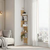 URBICOR – Corner Wall Shelf – Compact Storage with Modern Style