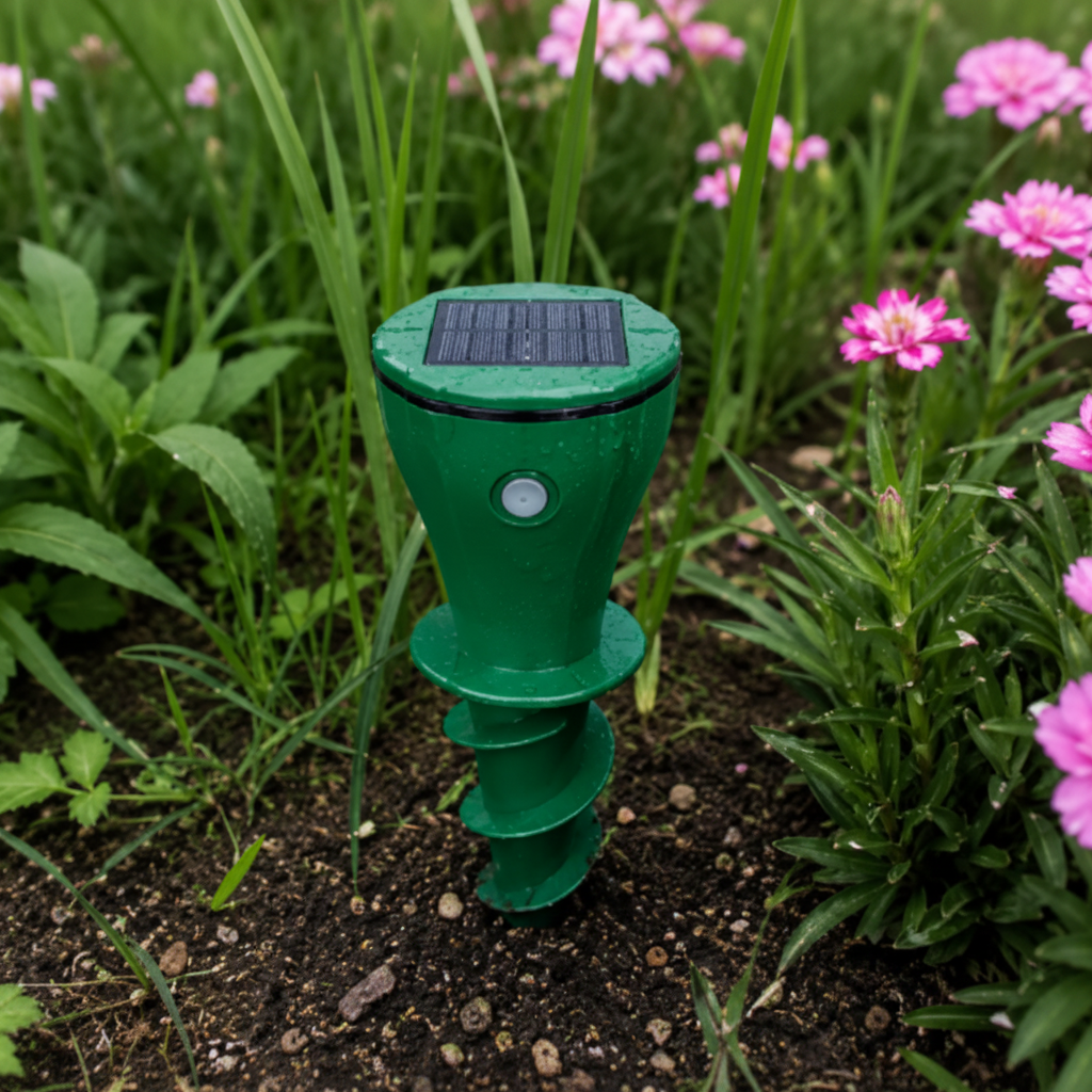 MOLEGUARD – Solar Powered Repellent for Garden and Lawn Protection