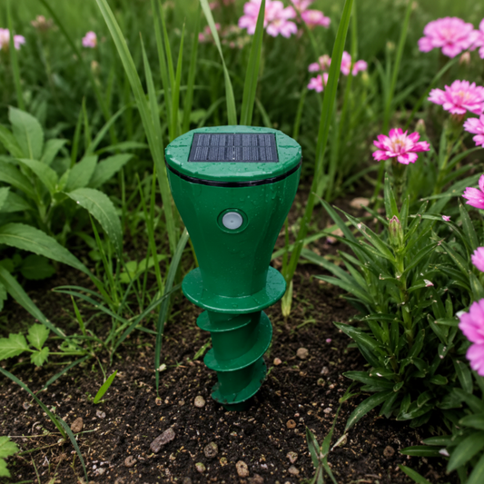 MOLEGUARD – Solar Powered Repellent for Garden and Lawn Protection