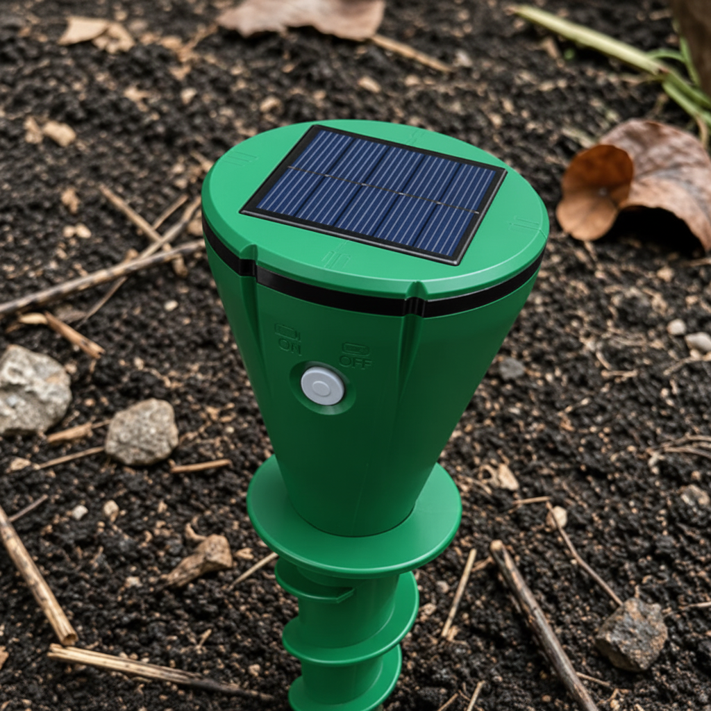 MOLEGUARD – Solar Powered Repellent for Garden and Lawn Protection