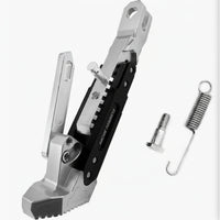 RIDERPRO - Heavy Duty Metal Motorcycle Kickstand Bracket Stable Side Parking Stand Frame
