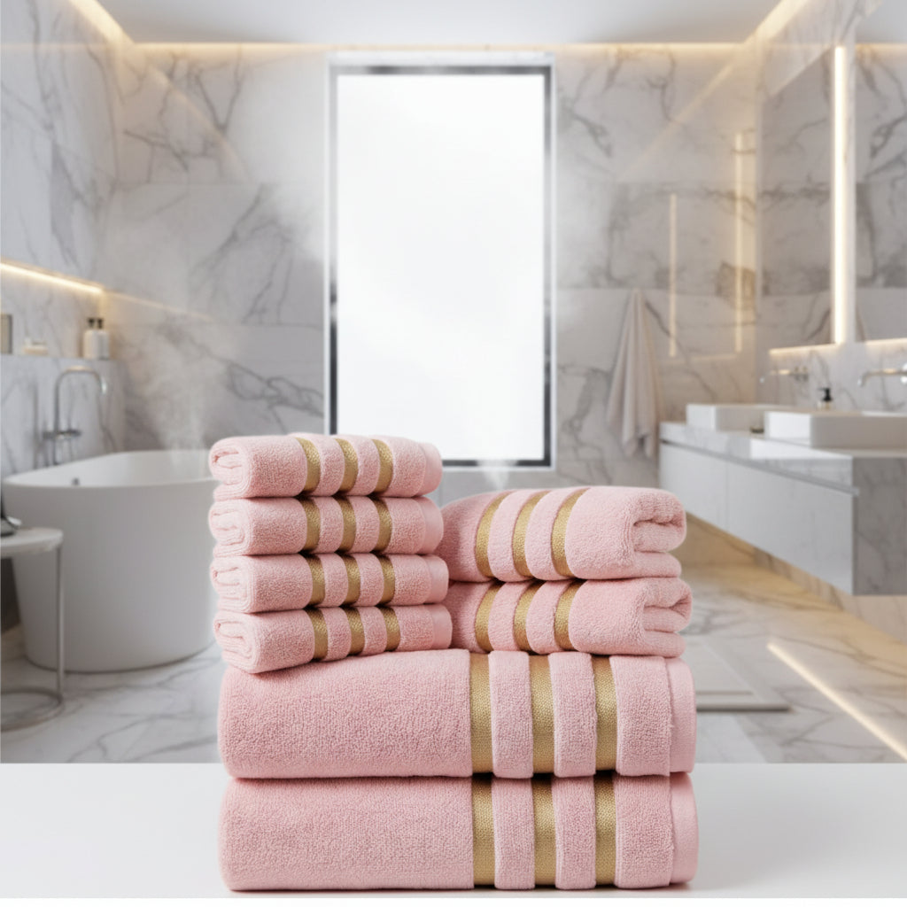 VELVECOT – Towel Set – Plush Cotton Softness for Modern Homes