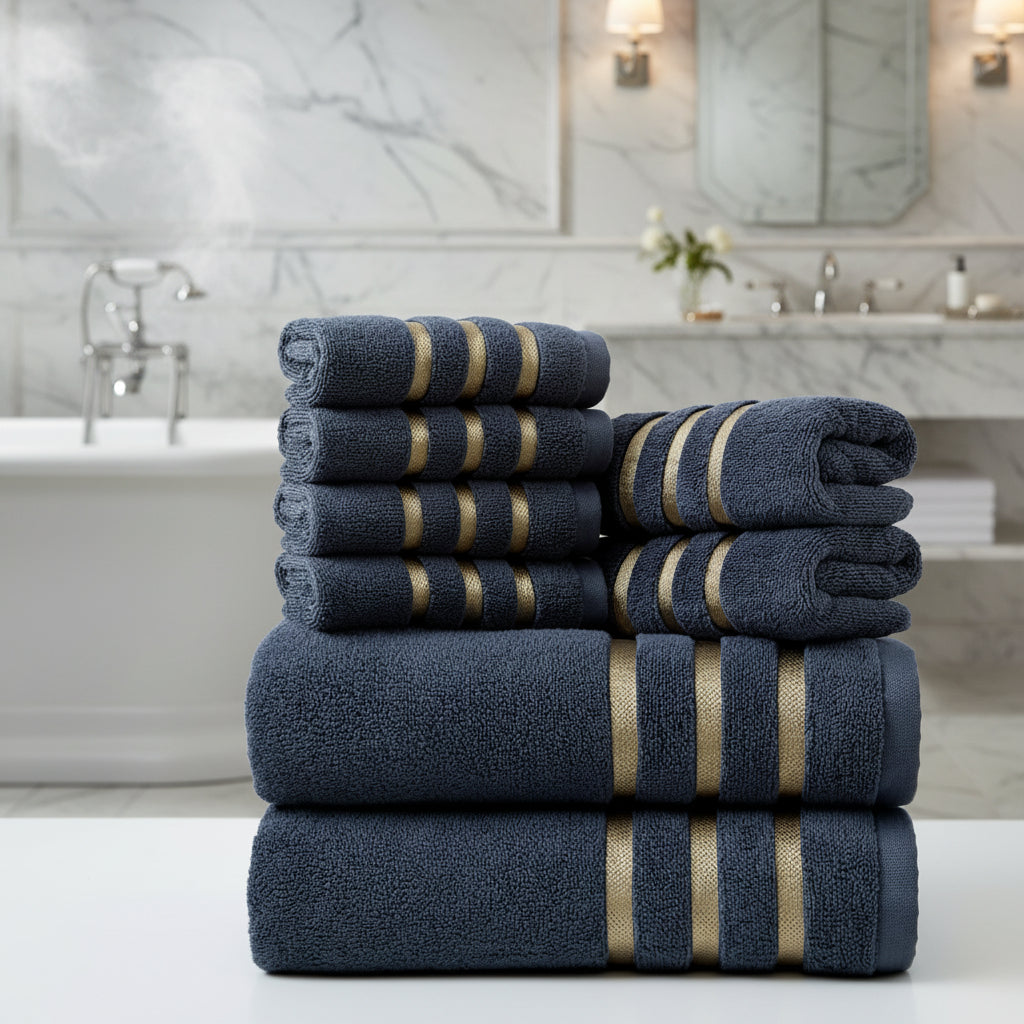 VELVECOT – Towel Set – Plush Cotton Softness for Modern Homes