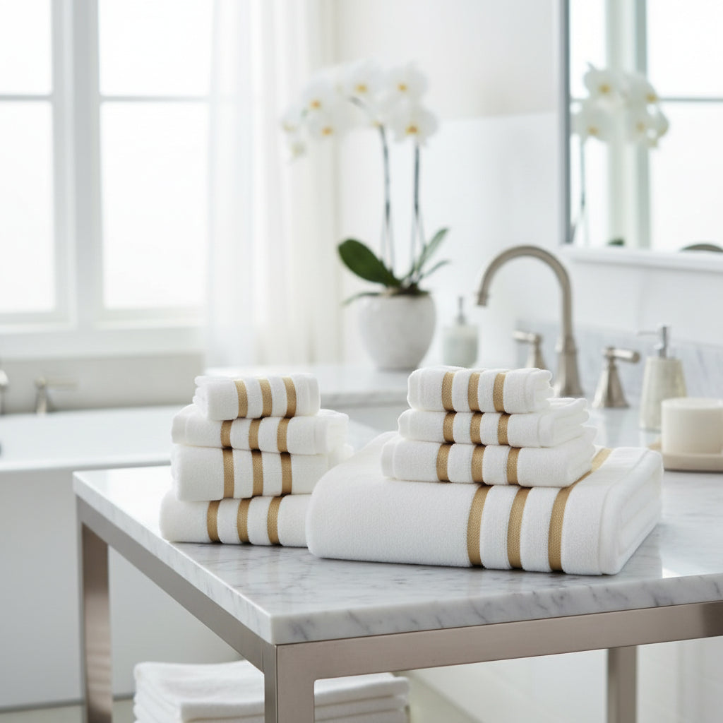 VELVECOT – Towel Set – Plush Cotton Softness for Modern Homes