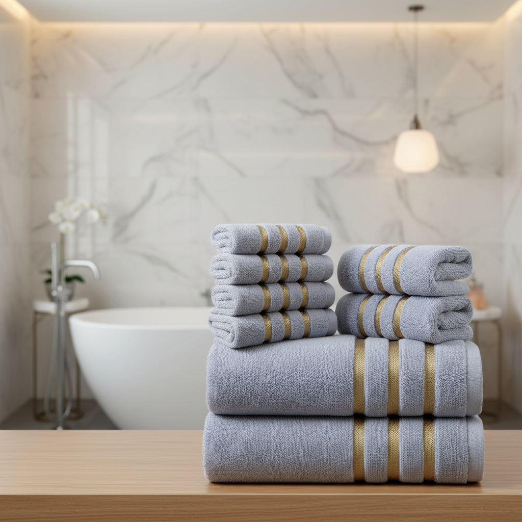 VELVECOT – Towel Set – Plush Cotton Softness for Modern Homes
