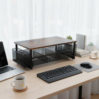 ORGANIWISE - Multifunctional Desktop Storage Rack & Monitor Riser