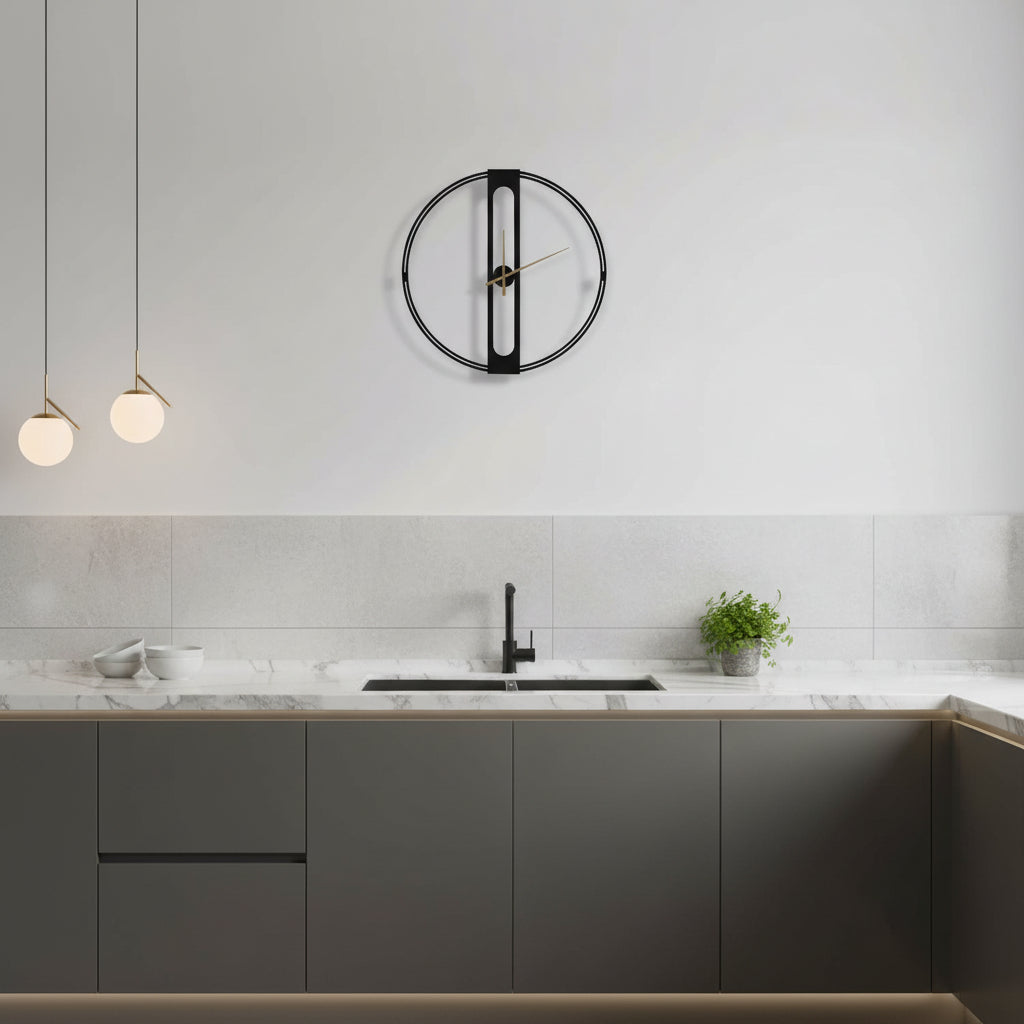 IRONHOUR – Modern 50CM Metal Wall Clock
