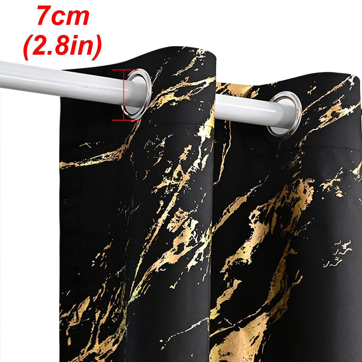 NIGHTSHADE - Premium 1pc Blackout Curtains for Living Room & Bedroom