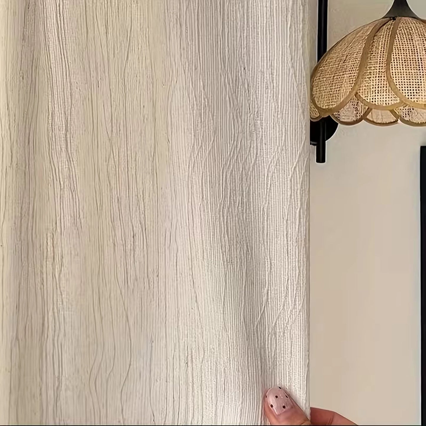 AEROWEAVE - Textured Sheer Window Curtains Soft Light Filtering Grommet Drapes