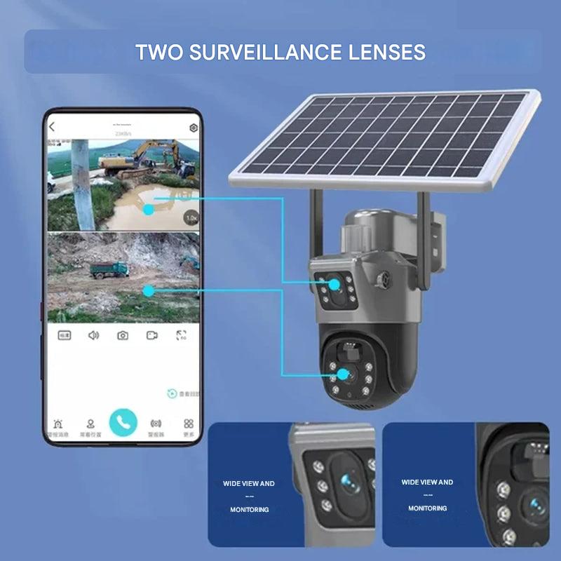 GUARDORA – Solarbetriebene Sicherheitskamera für zuverlässige Überwachung von Grundstücken