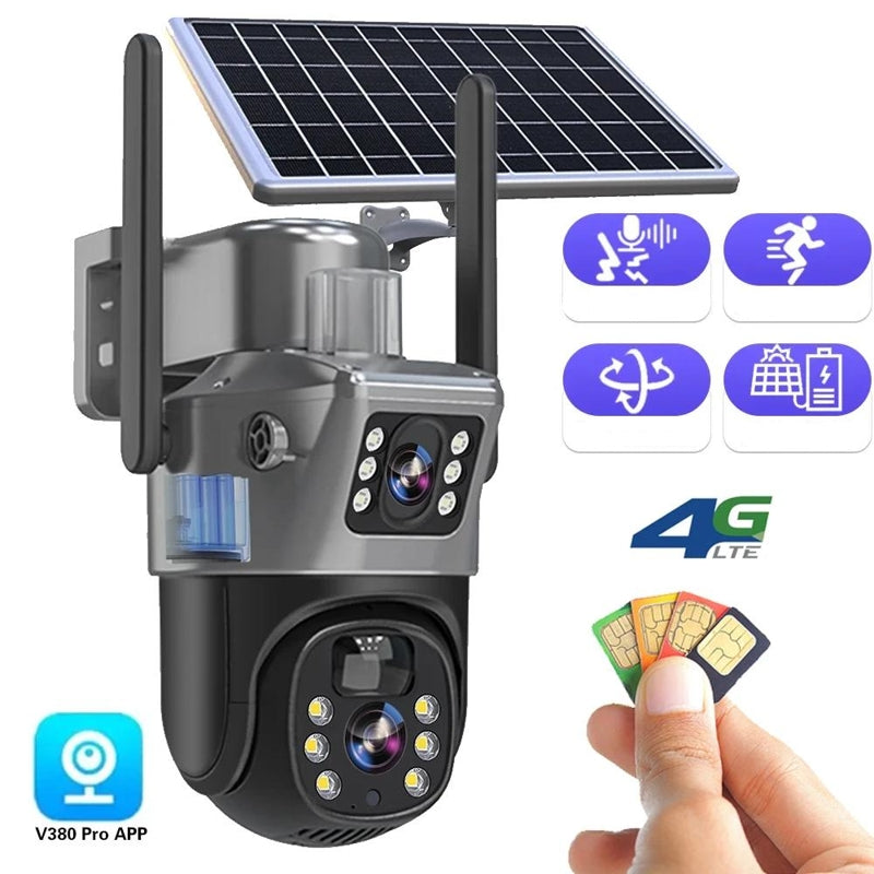 GUARDORA – Solarbetriebene Sicherheitskamera für zuverlässige Überwachung von Grundstücken