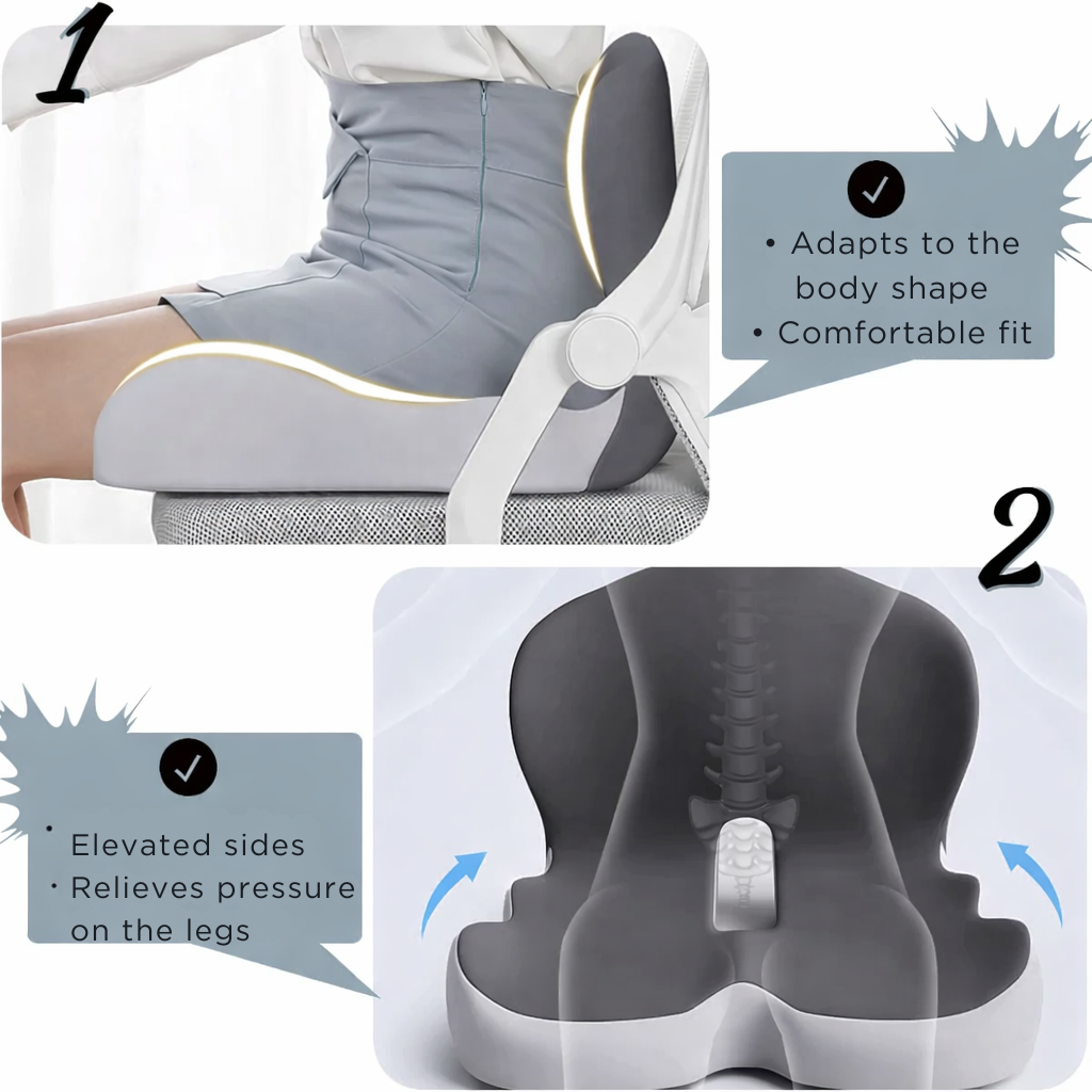 MEMORYNEST – Ergonomic Cushion for Comfortable and Relaxed Sitting