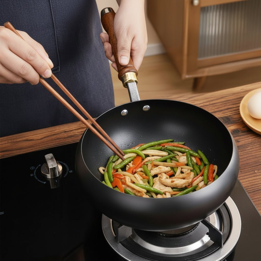 SkilletCore - Heavy-Duty Cast Iron Skillet with Lid for Versatile Cooking 5