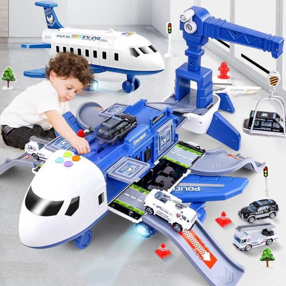 SkyQuest Adventure AirPlay Set - Creative Airplane & Vehicle Playset for Imaginative Play 0