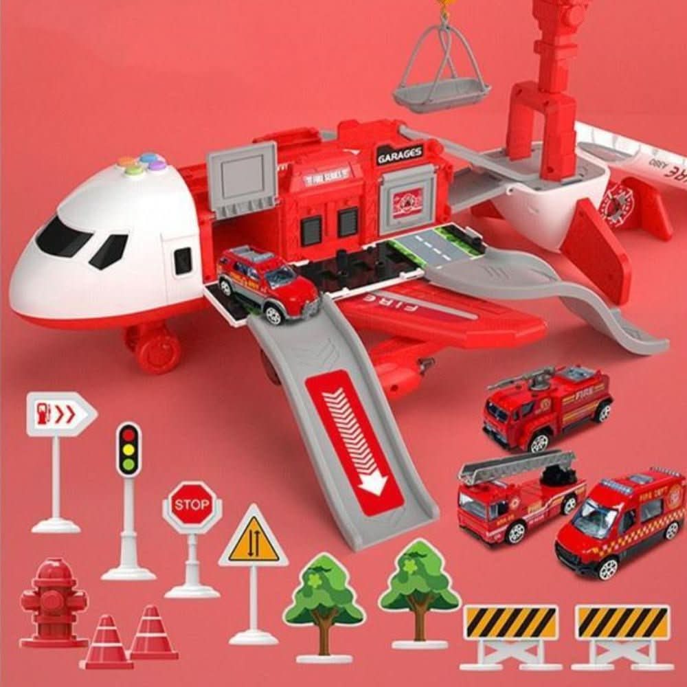 SkyQuest Adventure AirPlay Set - Creative Airplane & Vehicle Playset for Imaginative Play 1
