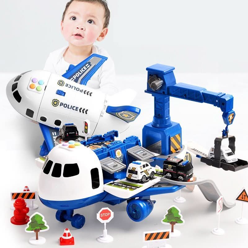 SkyQuest Adventure AirPlay Set - Creative Airplane & Vehicle Playset for Imaginative Play 5