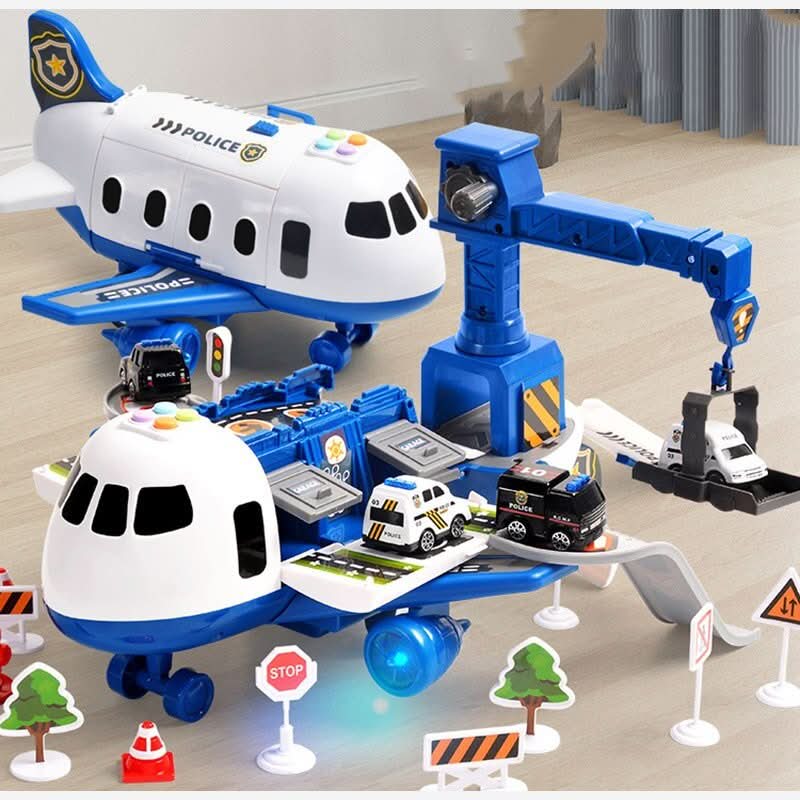 SkyQuest Adventure AirPlay Set - Creative Airplane & Vehicle Playset for Imaginative Play 7