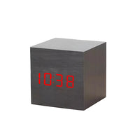 Sleek Cube Digital Alarm Clock with Temperature Display & Snooze Function 1