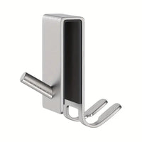 Sleek Stainless Shower Hooks for Frameless Glass Doors - Space-Saving Design 0