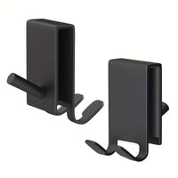 Sleek Stainless Shower Hooks for Frameless Glass Doors - Space-Saving Design 6