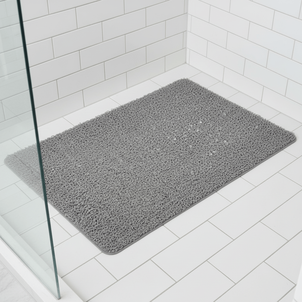 SlipGuard Non-Slip Shower Mat - Quick-Drying, Soft, Mold Resistant Bath Mat 0