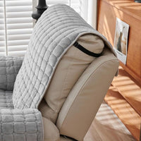 Snug Grid - Premium Microfiber Recliner Cover for Ultimate Comfort & Protection 4