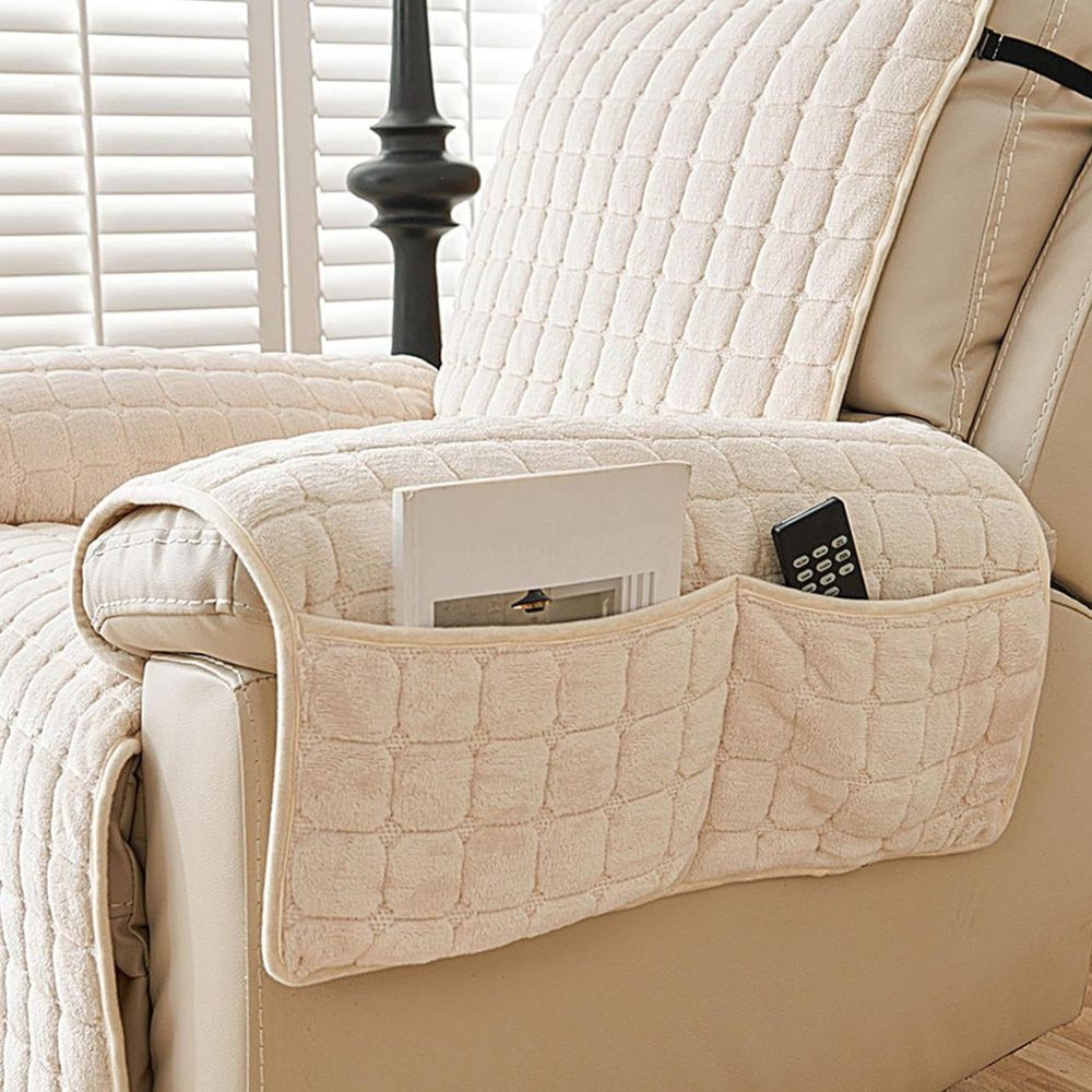 Snug Grid - Premium Microfiber Recliner Cover for Ultimate Comfort & Protection 7