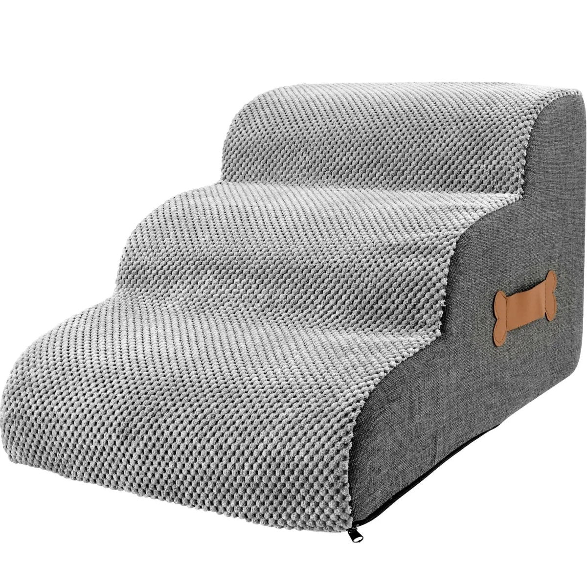 Soft Dog Stairs for Bed - Joint-Friendly Incline, Non-Slip Foam Steps 3