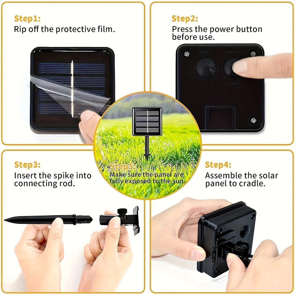 SolaLuma - Solar Fairy Lights Outdoor, Weatherproof LED Garden Lights 3