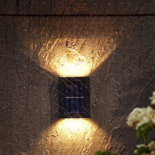 SolarGlow - Solar LED Wall Lights, Waterproof Outdoor Lighting with Automatic On/Off 0