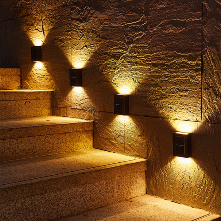 SolarGlow - Solar LED Wall Lights, Waterproof Outdoor Lighting with Automatic On/Off 3