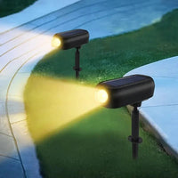 SolarGlow - Solar Spot Lights Outdoor, Color Changing & Warm White LED Landscape Spotlight 1